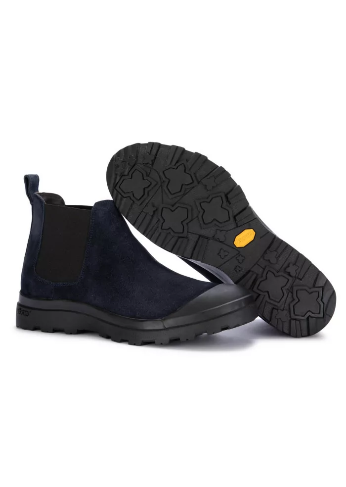 MANOVIA 52 | CHELSEA ABISSO CAMOSCIO BLU NERO Saldi Di Fabbrica