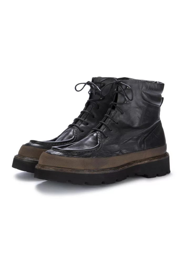 PAWELK'S | STIVALETTI ALLACCIATI BUFALO NERO Negozio