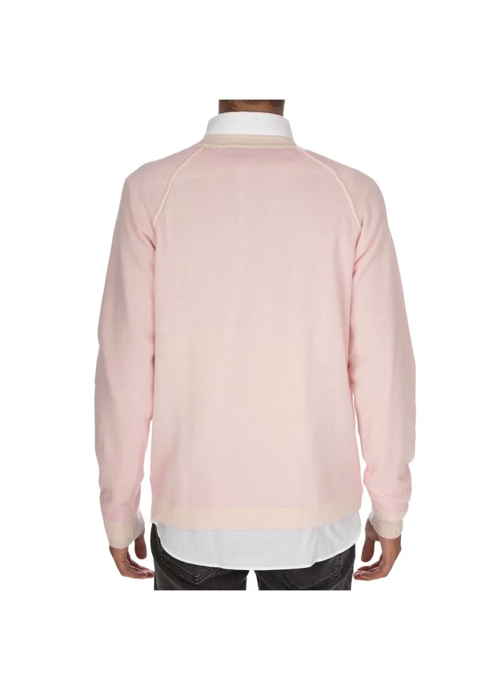 DANIELE FIESOLI | MAGLIONCINO LANA CASHMERE ROSA PASTELLO Moda