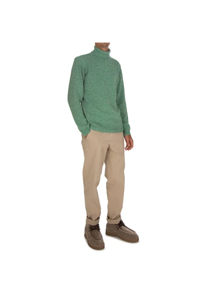 WOOL & CO | MAGLIONE DOLCEVITA VERDE Black Friday Prezzi
