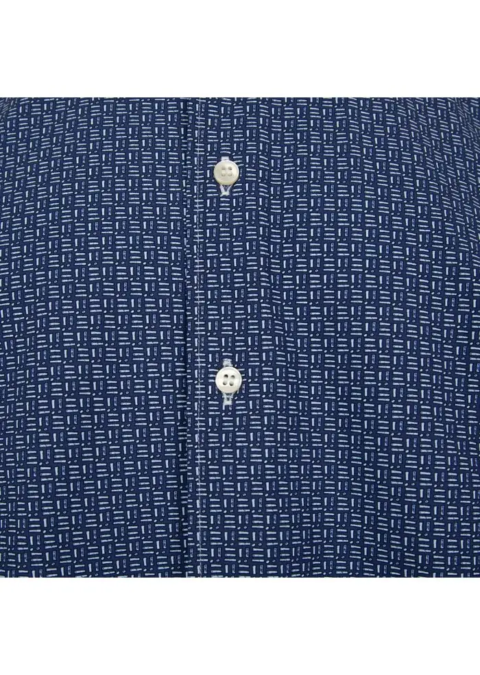 LIBERTY ROSE | CAMICIA SILVER TEC BLU In Linea