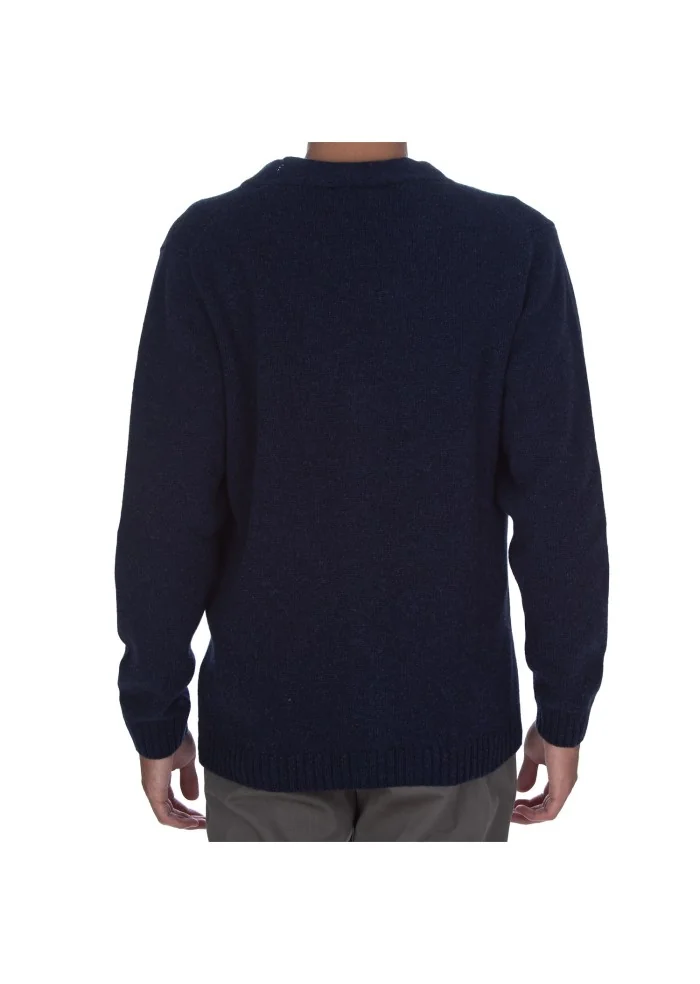 DANIELE FIESOLI | CARDIGAN SCOLLO A V BLU Soddisfazione Garantita