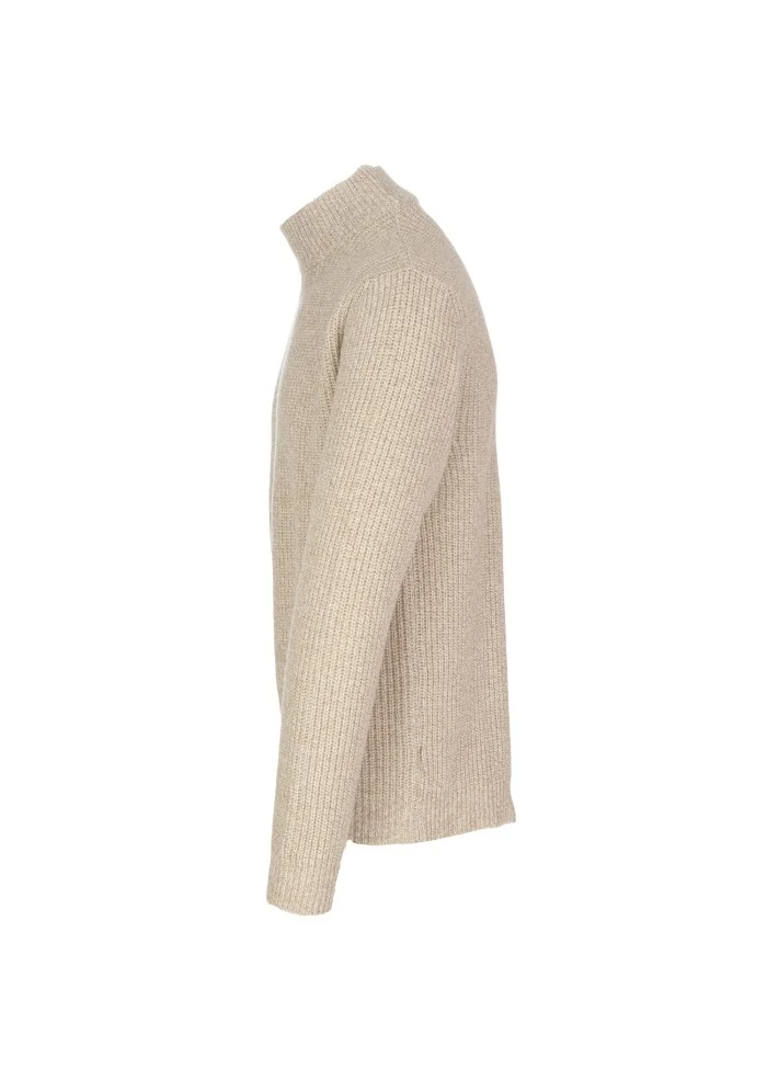 DANIELE FIESOLI | MAGLIONE COLLO ALTO BEIGE Qualità Garantita