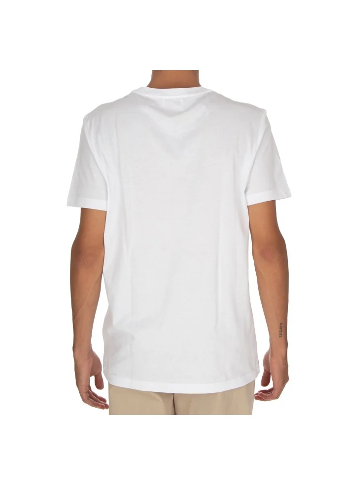 DONDUP | T-SHIRT DETTAGLIO LATERALE BIANCO Promozione Limitata