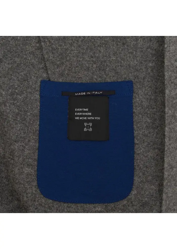 DISTRETTO 12 | GIACCA COREANA ISAIA GRIGIO Sottocosto