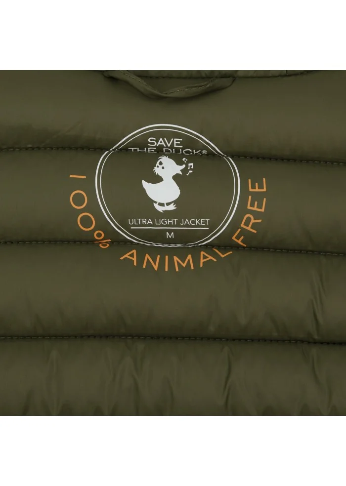SAVE THE DUCK | PIUMINO GIGA01 DONALD VERDE Saldi Di Fabbrica