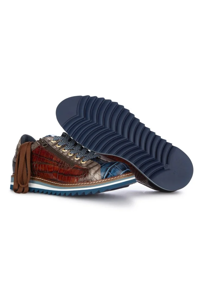 LORENZI | SCARPE ALLACCIATE BUGATTI COBALTO BLU MARRONE Moda