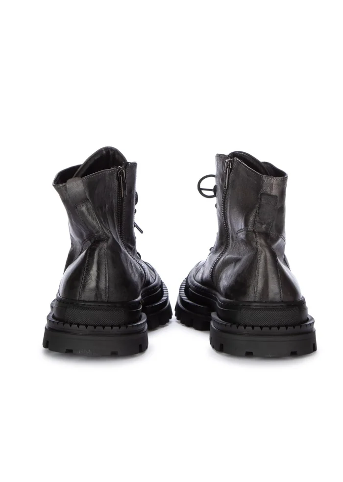 PAWELK'S | STIVALETTI ALLACCIATI CRUST CARBON NERO GRIGIO 2025