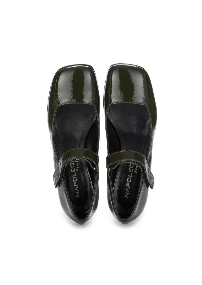 NAPOLEONI | SCARPE TACCO NAPLAK VERDE BOTTIGLIA Promozione Limitata