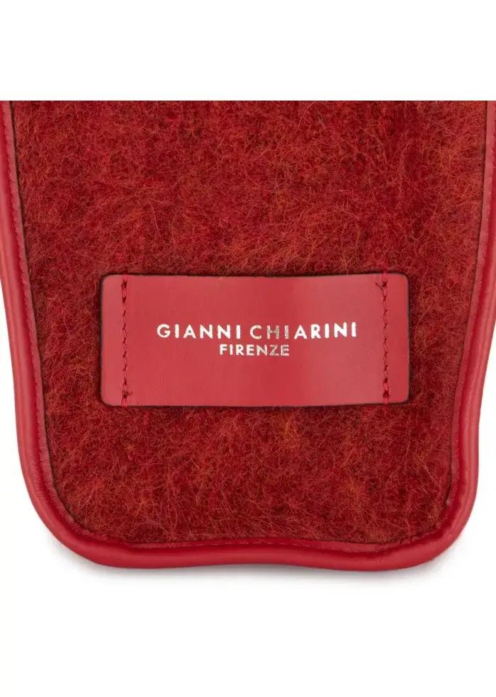 GIANNI CHIARINI | BORSA SHOPPER MARCELLA FURRY ROSSO Novità