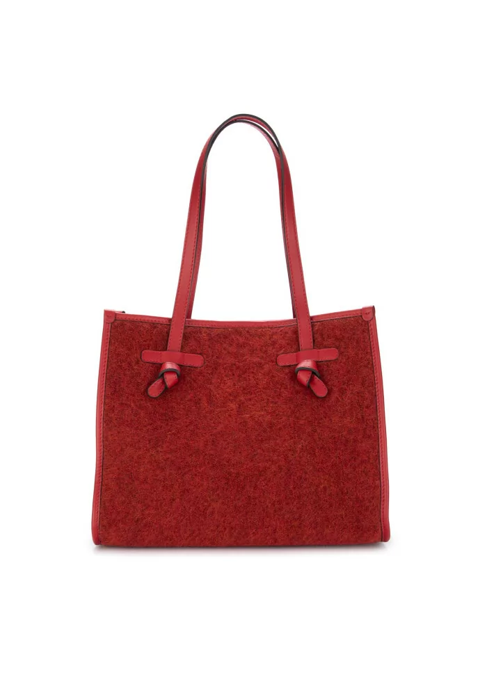 GIANNI CHIARINI | BORSA SHOPPER MARCELLA FURRY ROSSO Novità