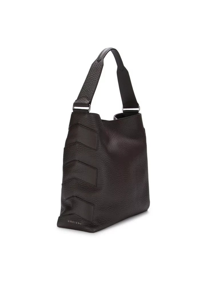 ORCIANI | BORSA A SPALLA NILLA SOFT MARRONE SCURO Offerta