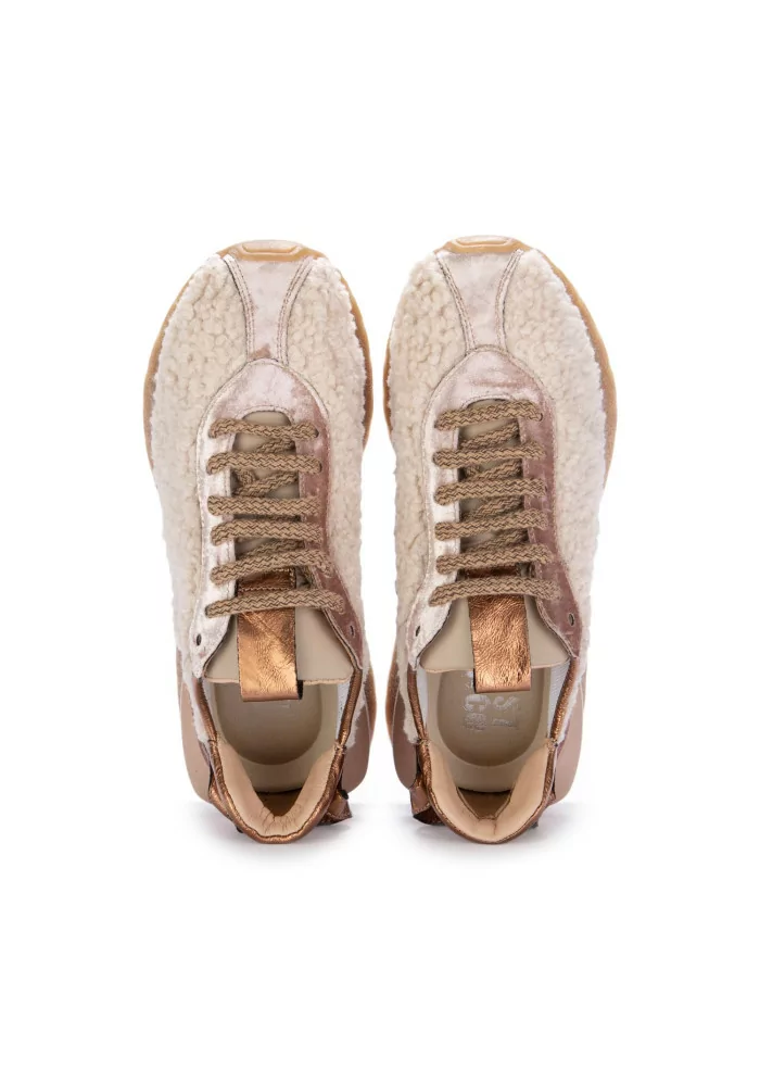 JUICE | SNEAKERS VELLUTO TEDDY BEIGE Vendita Economica