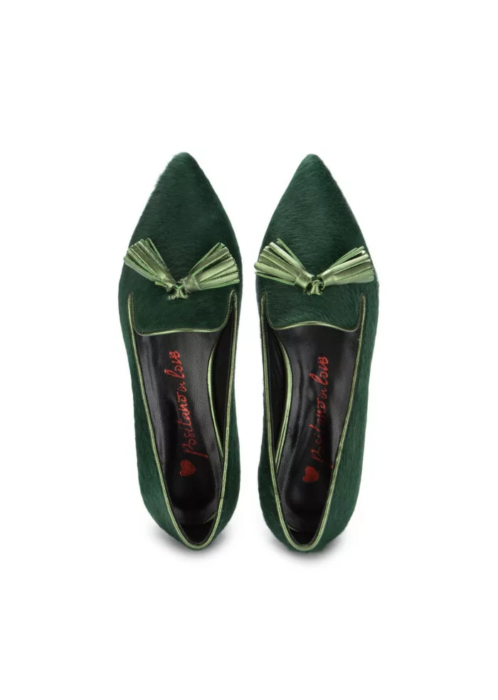 POSITANO IN LOVE | BALLERINE LUISA CAVALLINO VERDE In Saldo