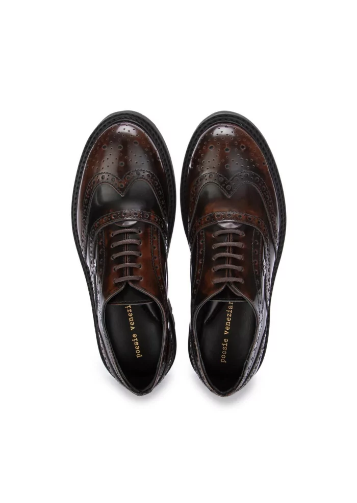 POESIE VENEZIANE | SCARPE ALLACCIATE BROGUE MARRONE 2025