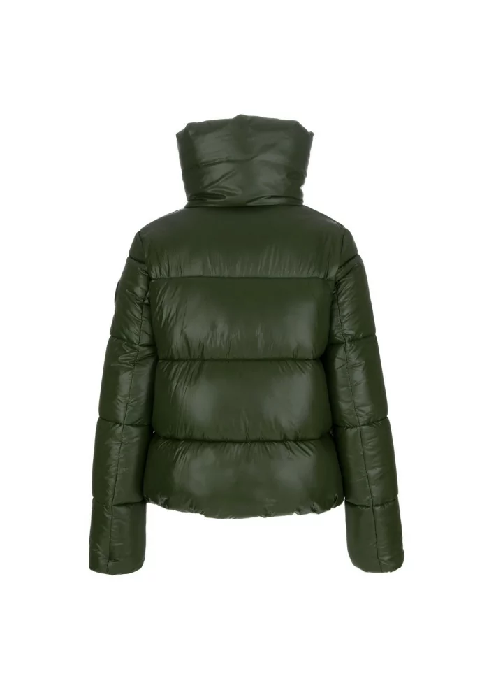 SAVE THE DUCK | PIUMINO BOMBER LUCK17 ISLA VERDE SCURO Nuovo