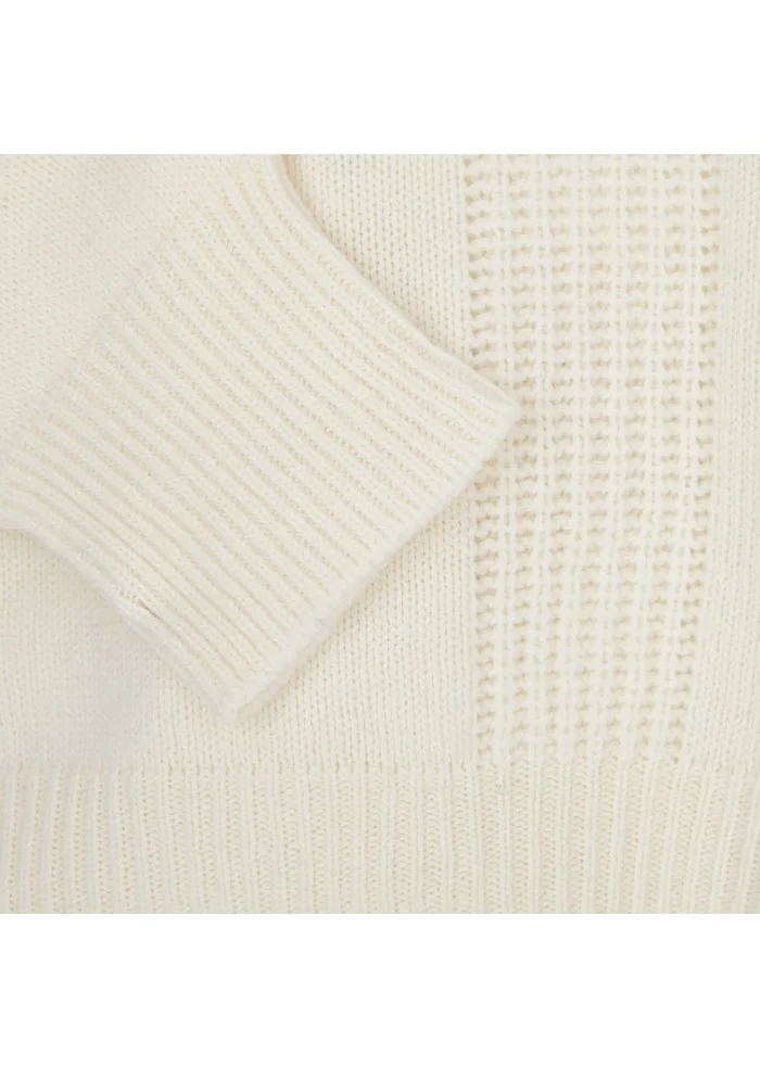 CASHMERE ISLAND | MAGLIONE PITIGLIANO BIANCO POLARE Promozione
