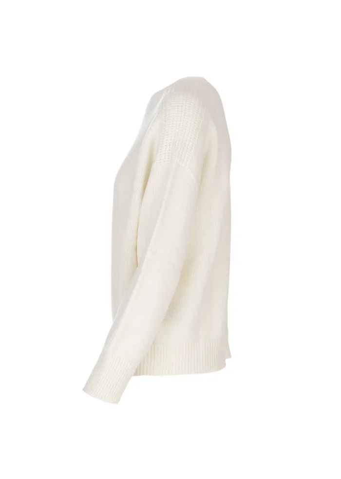 CASHMERE ISLAND | MAGLIONE PITIGLIANO BIANCO POLARE Promozione