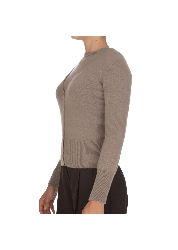 CASHMERE ISLAND | GILET E CARDIGAN KIT APPENNINO MARRONE TALPA Spedizione Gratuita