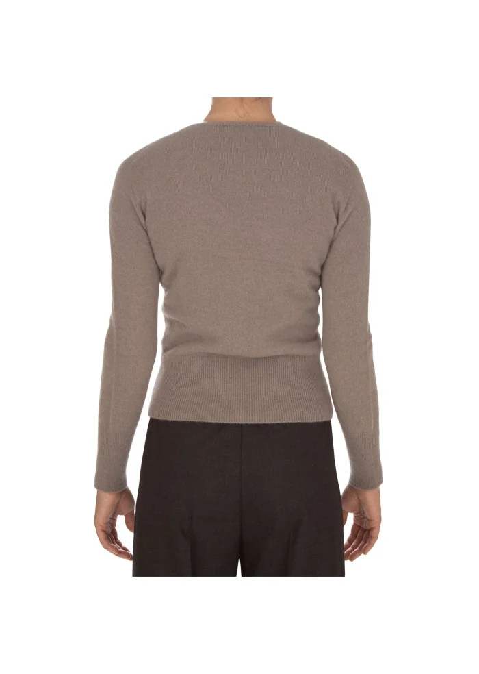 CASHMERE ISLAND | GILET E CARDIGAN KIT APPENNINO MARRONE TALPA Spedizione Gratuita