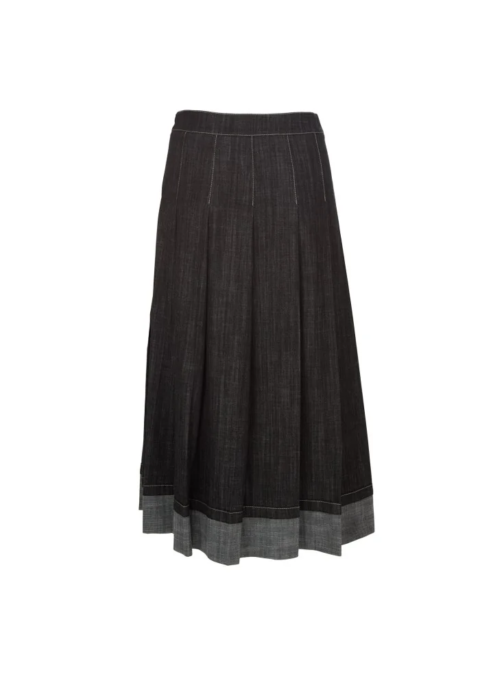 KARTIKA | GONNA LUNGA BALZE NERO Saldi