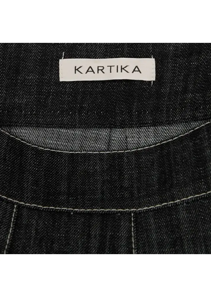 KARTIKA | GONNA LUNGA BALZE NERO Saldi