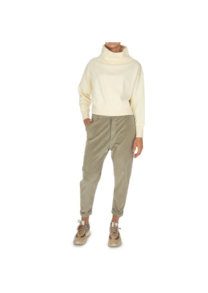NOUMENO CONCEPT | MAGLIONE COLLO ALTO BIANCO PANNA Vendita Calda