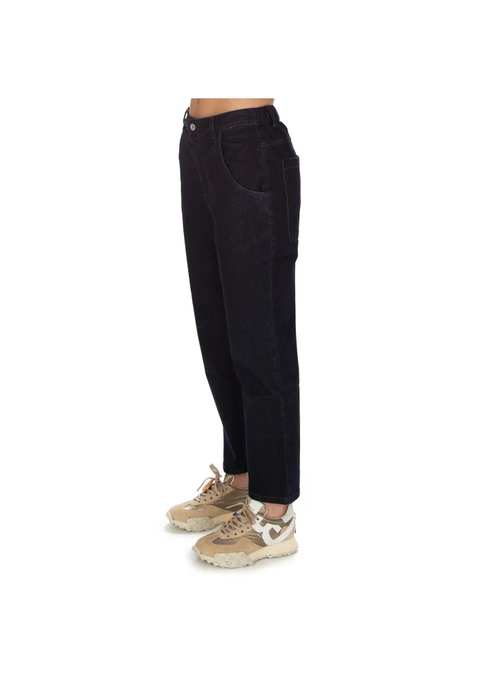 NOUMENO CONCEPT | JEANS SCRITTE POSTERIORI BLU Vendita Economica
