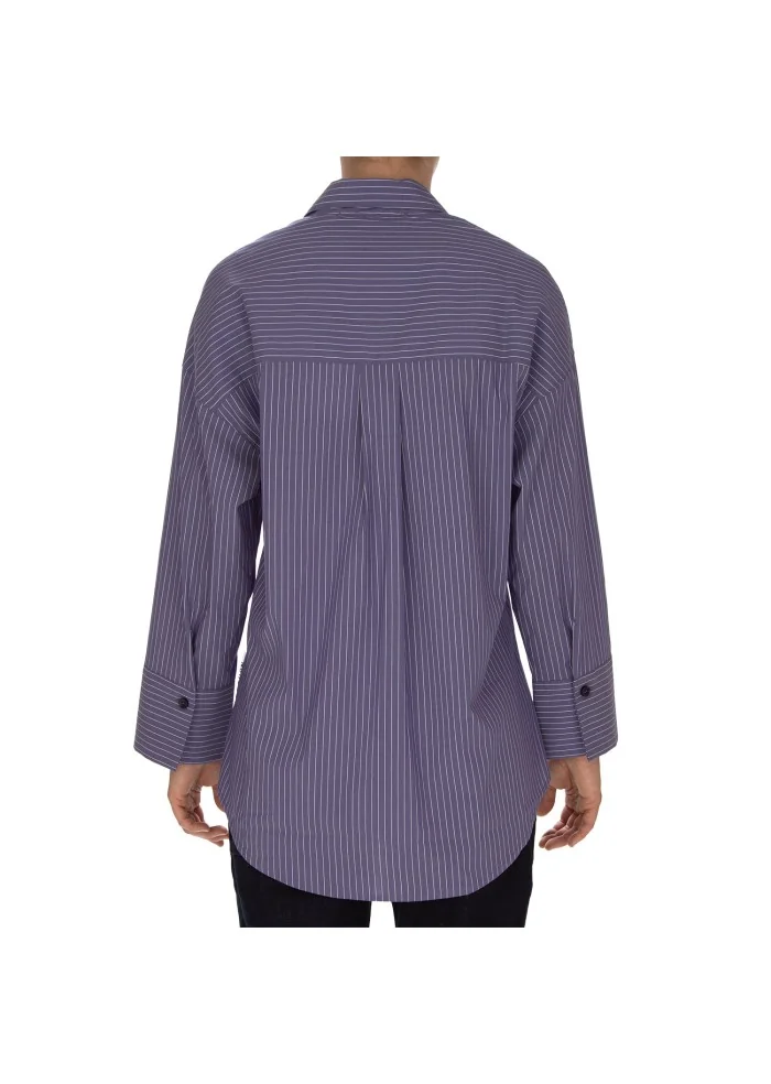 NOUMENO CONCEPT | CAMICIA A RIGHE VIOLA I Più Venduti