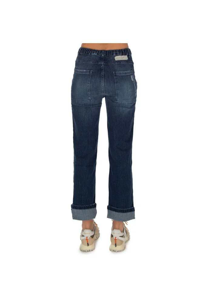 NOUMENO CONCEPT | JEANS VITA ELASTICA BLU Negozio