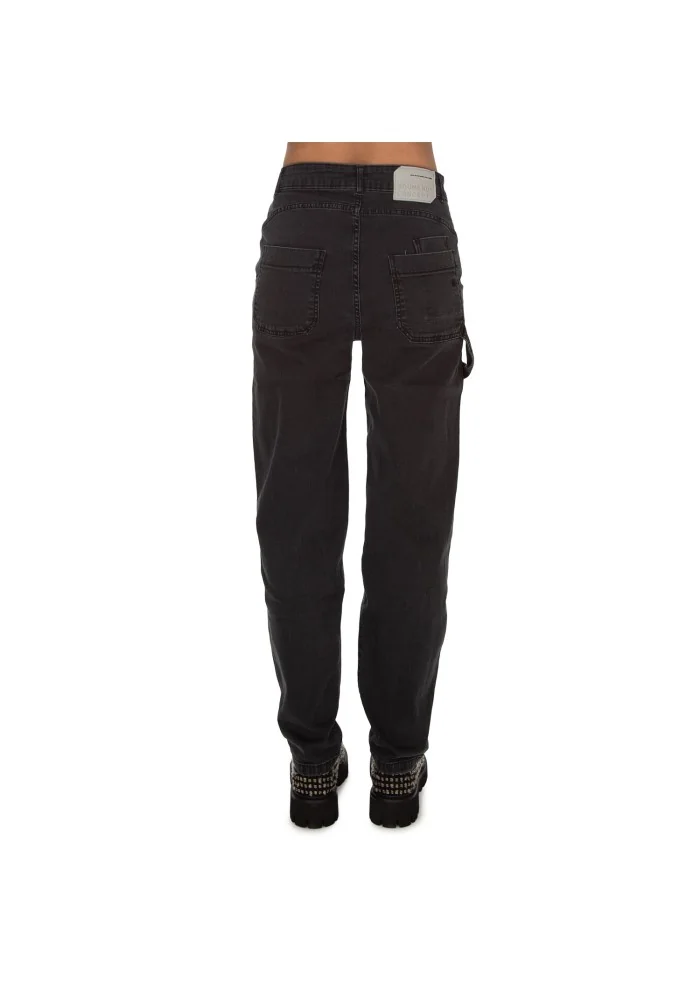 NOUMENO CONCEPT | JEANS GAMBA DRITTA NERO In Saldo