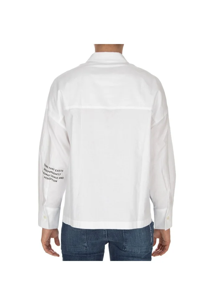 NOUMENO CONCEPT | CAMICIA ASIMMETRICA BIANCO Nuova