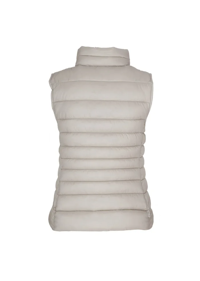 SAVE THE DUCK | GILET PIUMINO IRIS19 LYNN BEIGE Moda