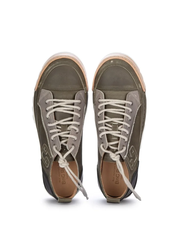 BNG REAL SHOES | SNEAKERS LA PATCH MILITARE VERDE Italia