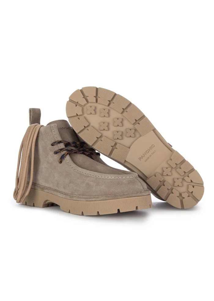 PANCHIC | STIVALETTI ALLACCIATI CREEPER GRIGIO Vendita