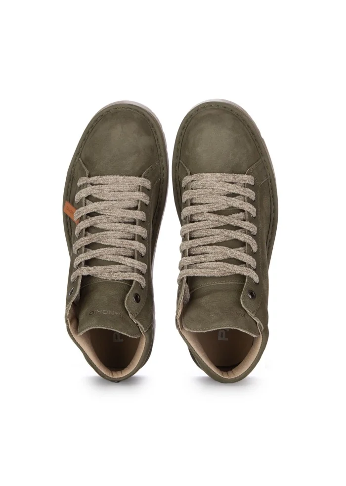 PANCHIC | SNEAKERS ALTE PELLE VERDE Promozione