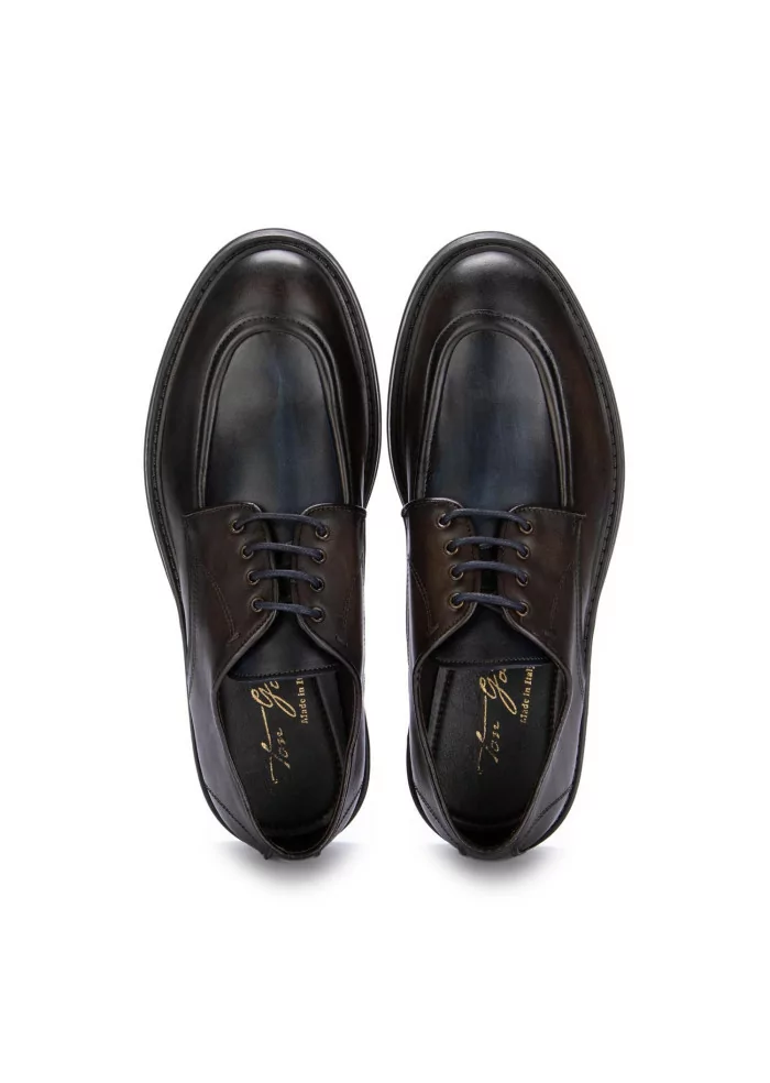 TON GOUT | SCARPE ALLACCIATE MAGICA MARRONE BLU Presa