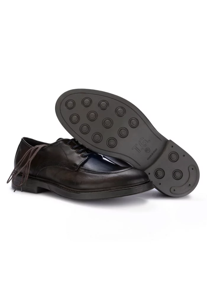 TON GOUT | SCARPE ALLACCIATE MAGICA MARRONE BLU Presa