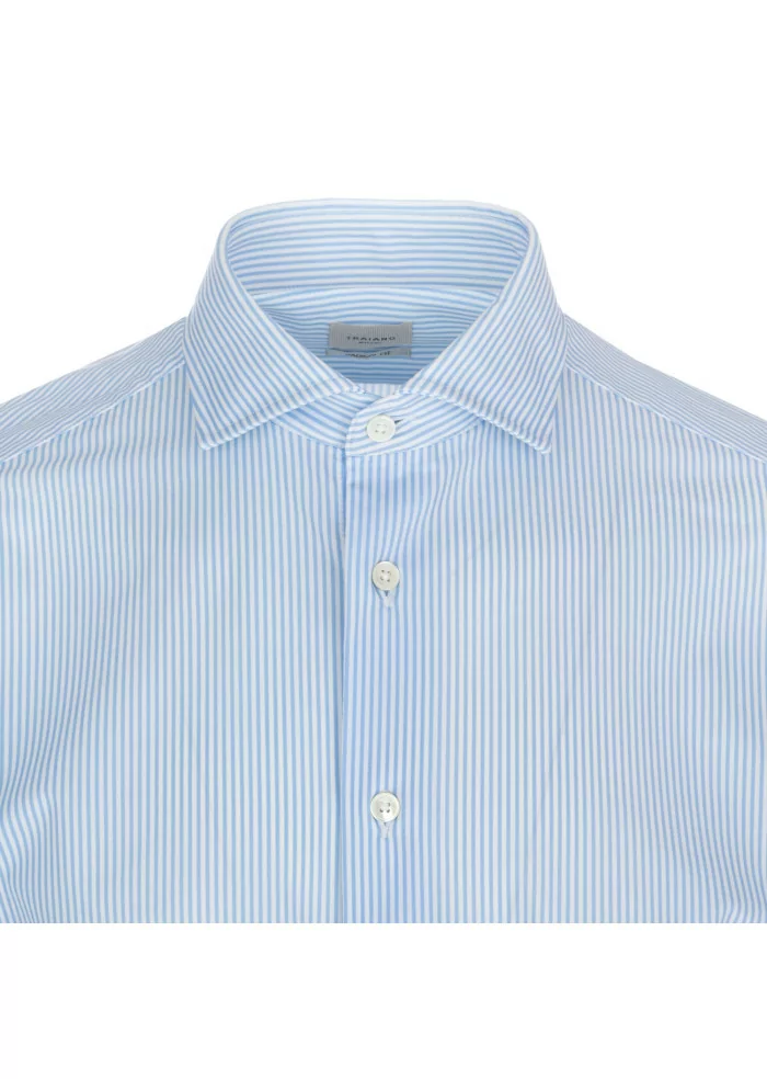 TRAIANO | CAMICIA A RIGHE AZZURRO BIANCO Offerte