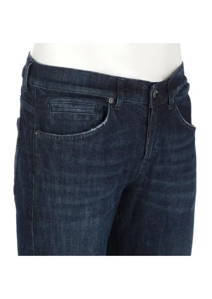 DONDUP | JEANS GEORGE SKINNY BLU SCURO Grande vendita