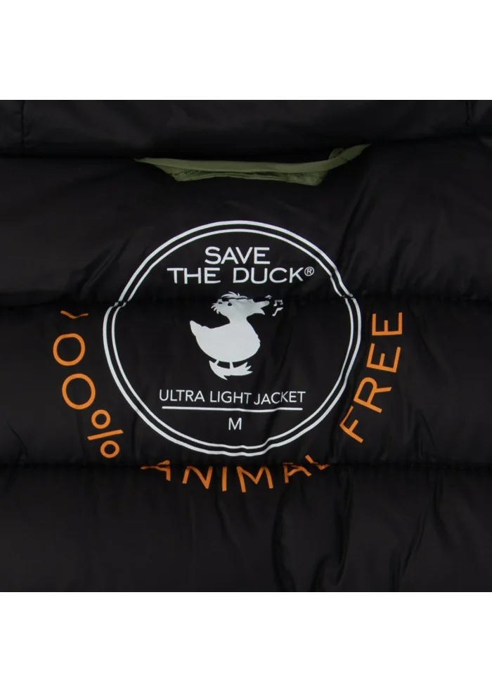 SAVE THE DUCK | PIUMINO GIGA18 DONALD VERDE OLIVA Fornitura limitata