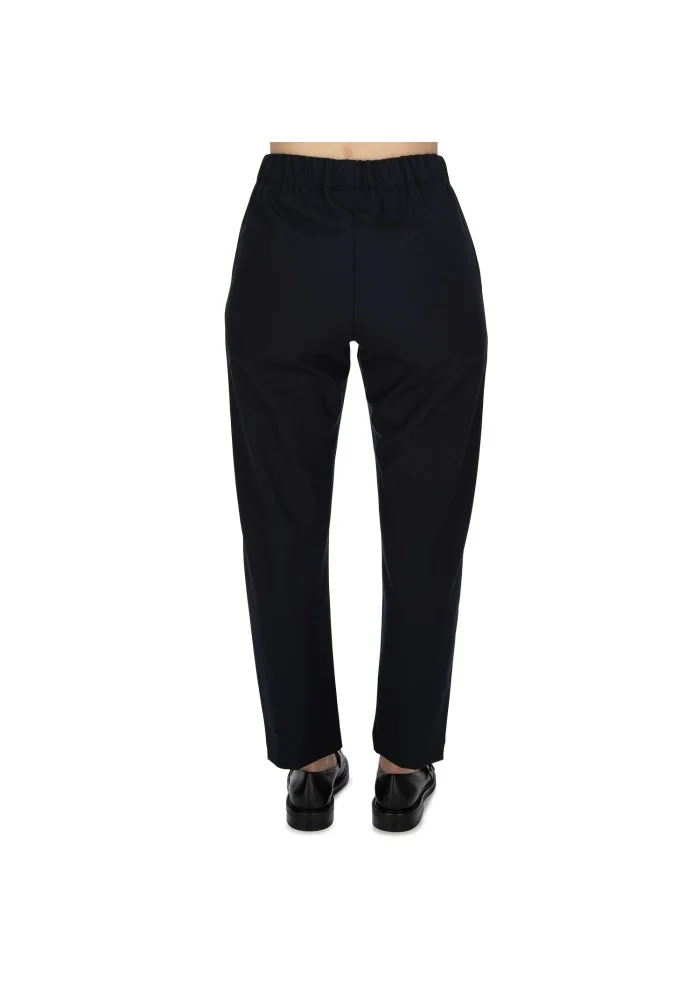 SEMICOUTURE | PANTALONI VITA ELASTICIZZATA BLU Black Friday