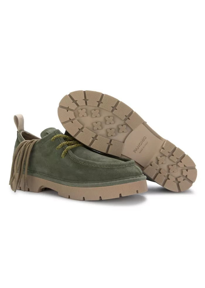 PANCHIC | SCARPE BASSE CAMOSCIO VERDE SCURO Lightning offer