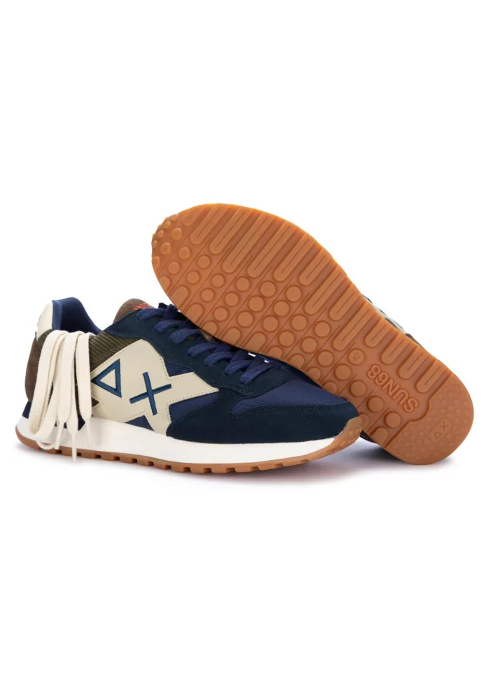 SUN68 | SNEAKERS JAKI WINTER CAMOSCIO NYLON BLU SCURO Bestseller