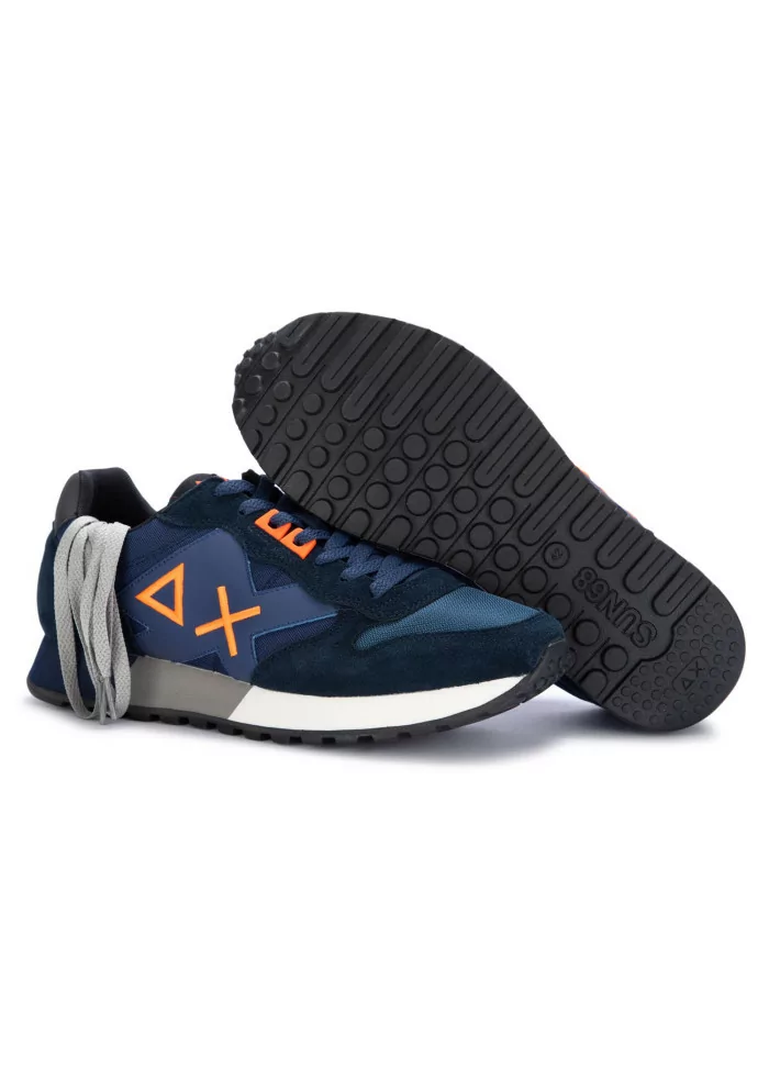 SUN68 | SNEAKERS JAKI FLUO BLU NAVY Offerte stagionali