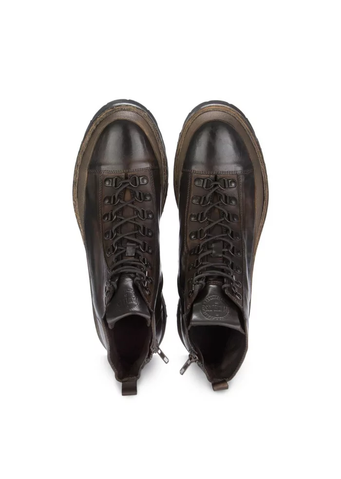 PAWELK'S | SCARPONCINI CRUST PELLE MARRONE SCURO Liquidazione