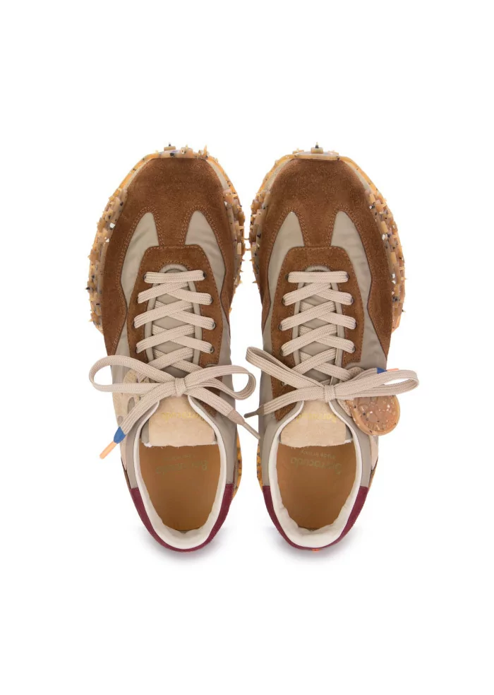 BARRACUDA | SNEAKERS CAMOSCIO NYLON MARRONE TORTORA Enormi risparmi