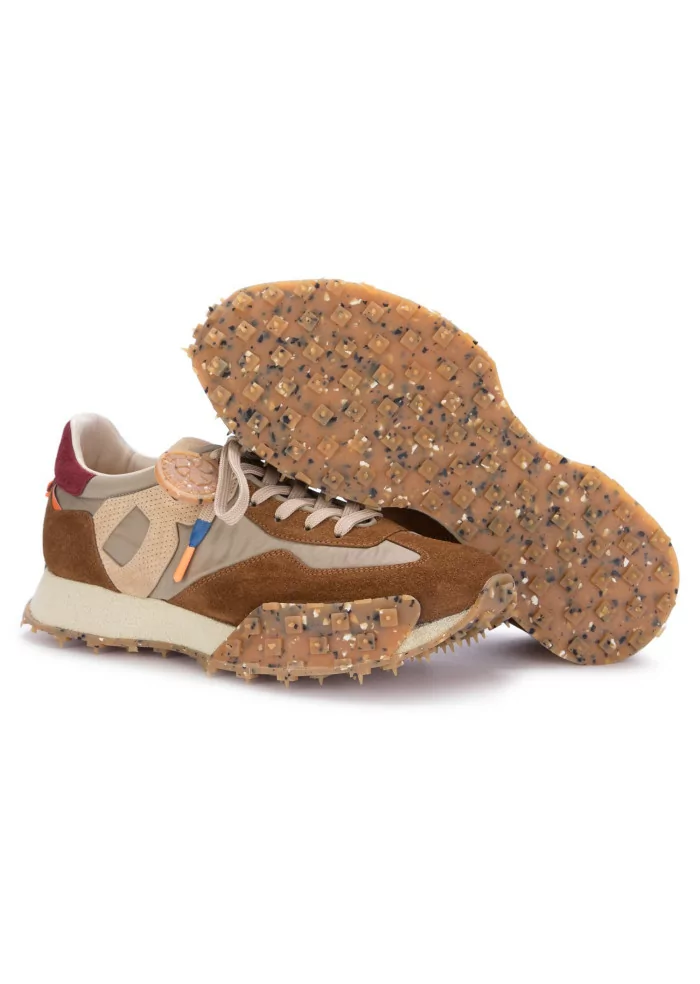 BARRACUDA | SNEAKERS CAMOSCIO NYLON MARRONE TORTORA Enormi risparmi
