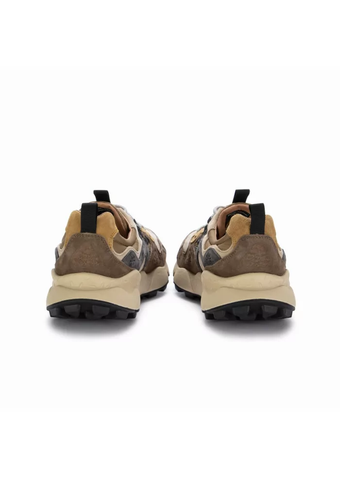 FLOWER MOUNTAIN | SNEAKERS YAMANO 3 CAMOSCIO NYLON MARRONE Sconti VIP