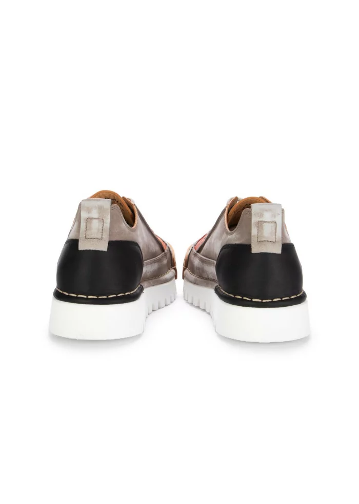 BNG REAL SHOES | SNEAKERS LA PATCH PELLE GRIGIO TORTORA Prezzo basso